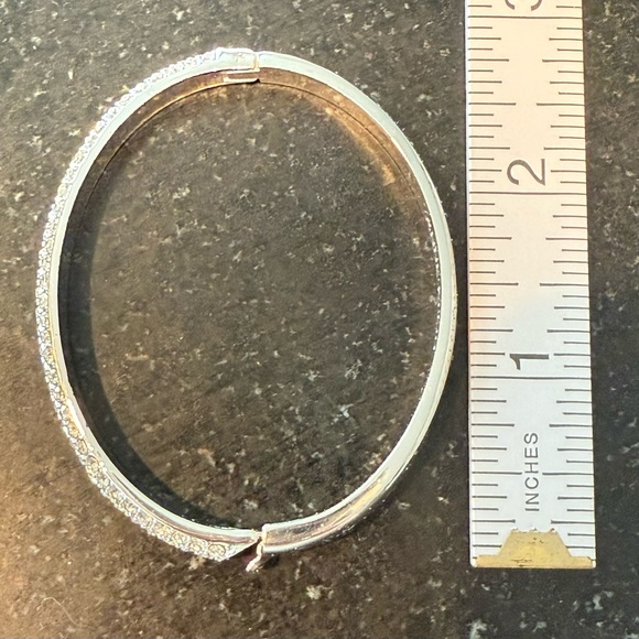 Anne Klein Silver tone and Crystal Bracelet - Picture 4 of 5